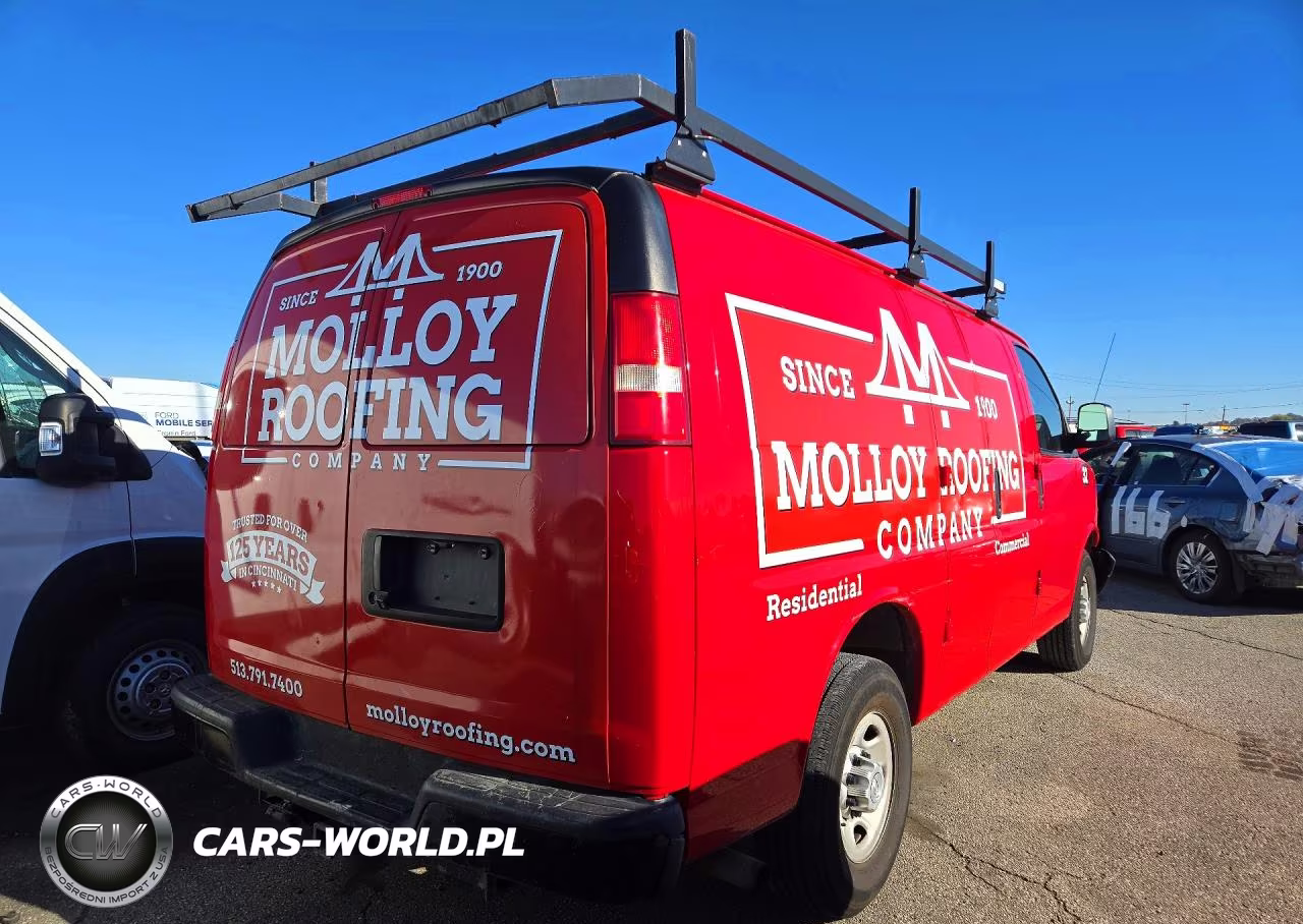 2018 Chevrolet Express 3500 Cargo Service Van VIN:1GCZGGFG4J1200441 - 3