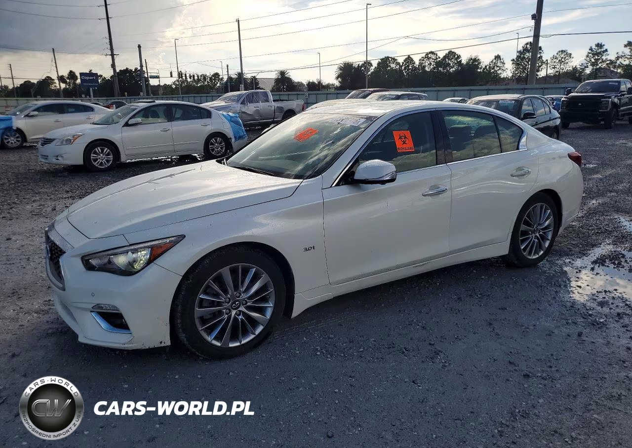 2018 Infiniti Q50 3.0T Luxe VIN:JN1EV7ARXJM431021 - 1