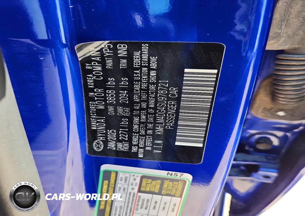 2025 Hyundai Elantra Sel Sport VIN:KMHLM4DG4SU978721 - 12