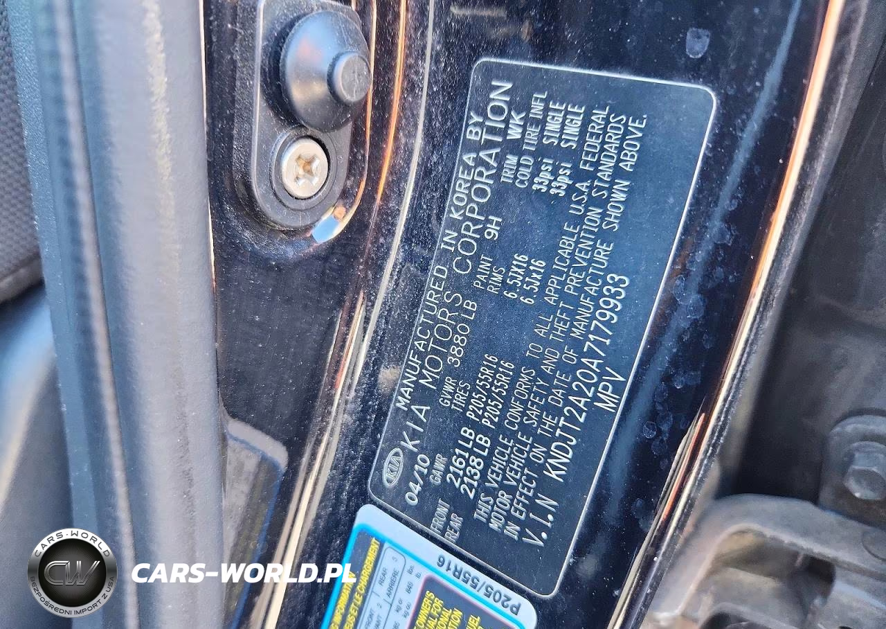 2010 Kia Soul + VIN:KNDJT2A20A7179933 - 13