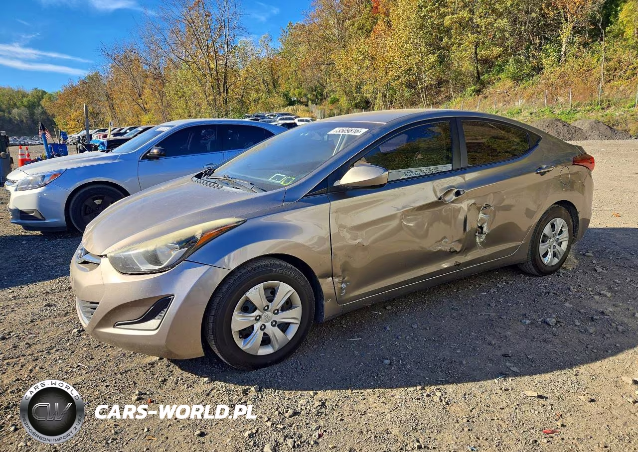 2016 Hyundai Elantra Se VIN:5NPDH4AE4GH679408 - 1