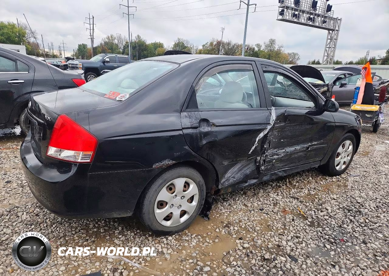 2008 Kia Spectra Lx VIN:KNAFE121885541851 - 3