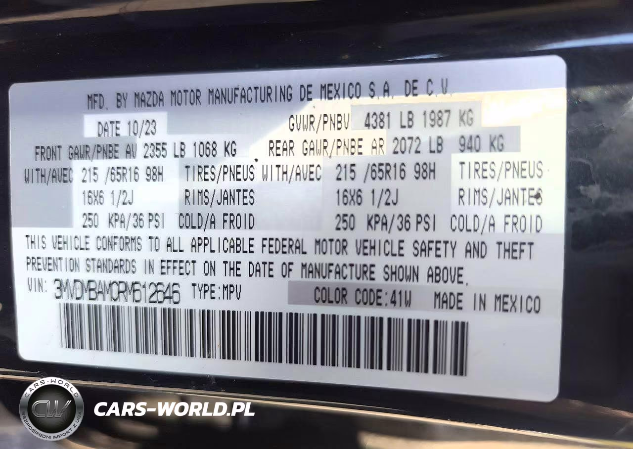 2024 Mazda Cx-30 2.5 S VIN:3MVDMBAM0RM612646 - 10