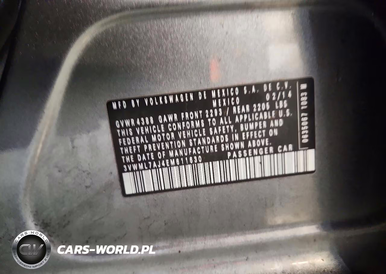 2014 Volkswagen Jetta Tdi VIN:3VWML7AJ4EM611630 - 12