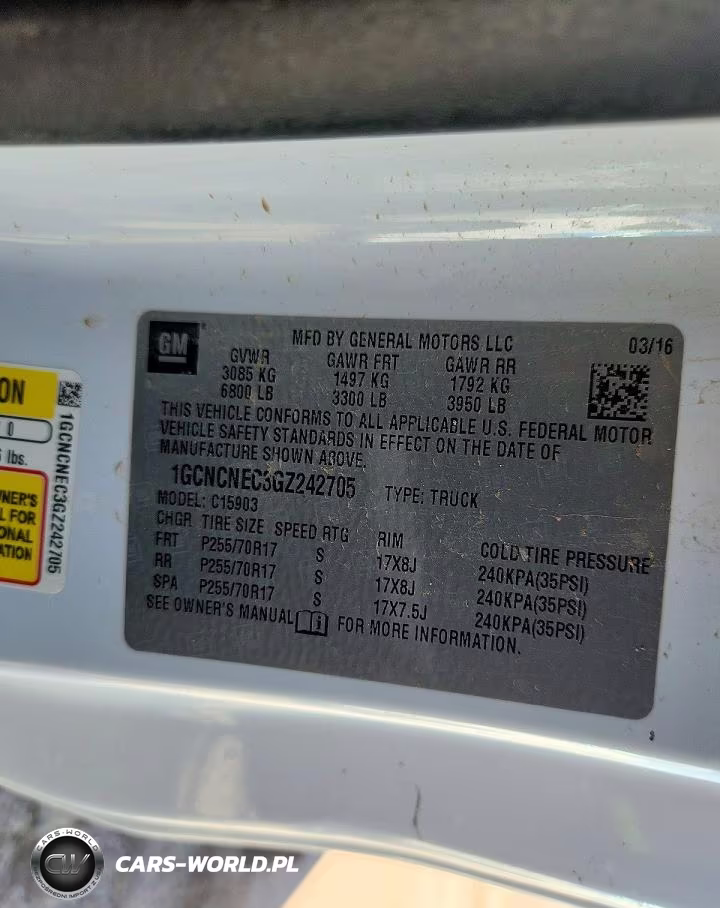 2016 Chevrolet Silverado C1500 VIN:1GCNCNEC3GZ242705 - 12