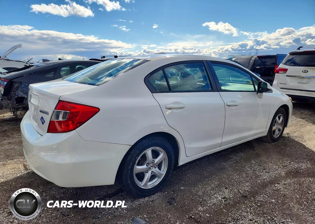 2012 Honda Civic Natural Gas VIN:19XFB5F57CE000299 - 3