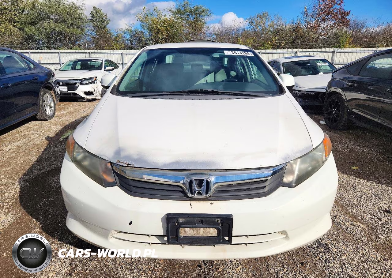 2012 Honda Civic Natural Gas VIN:19XFB5F57CE000299 - 5