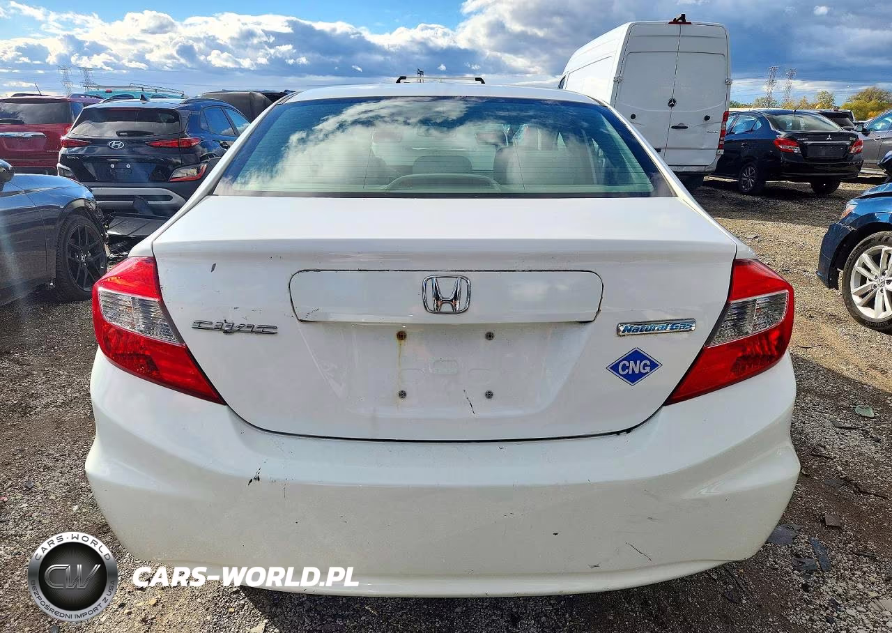 2012 Honda Civic Natural Gas VIN:19XFB5F57CE000299 - 6