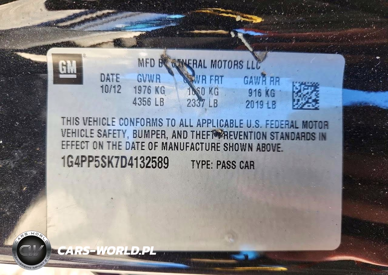 2013 Buick Verano VIN:1G4PP5SK7D4132589 - 12