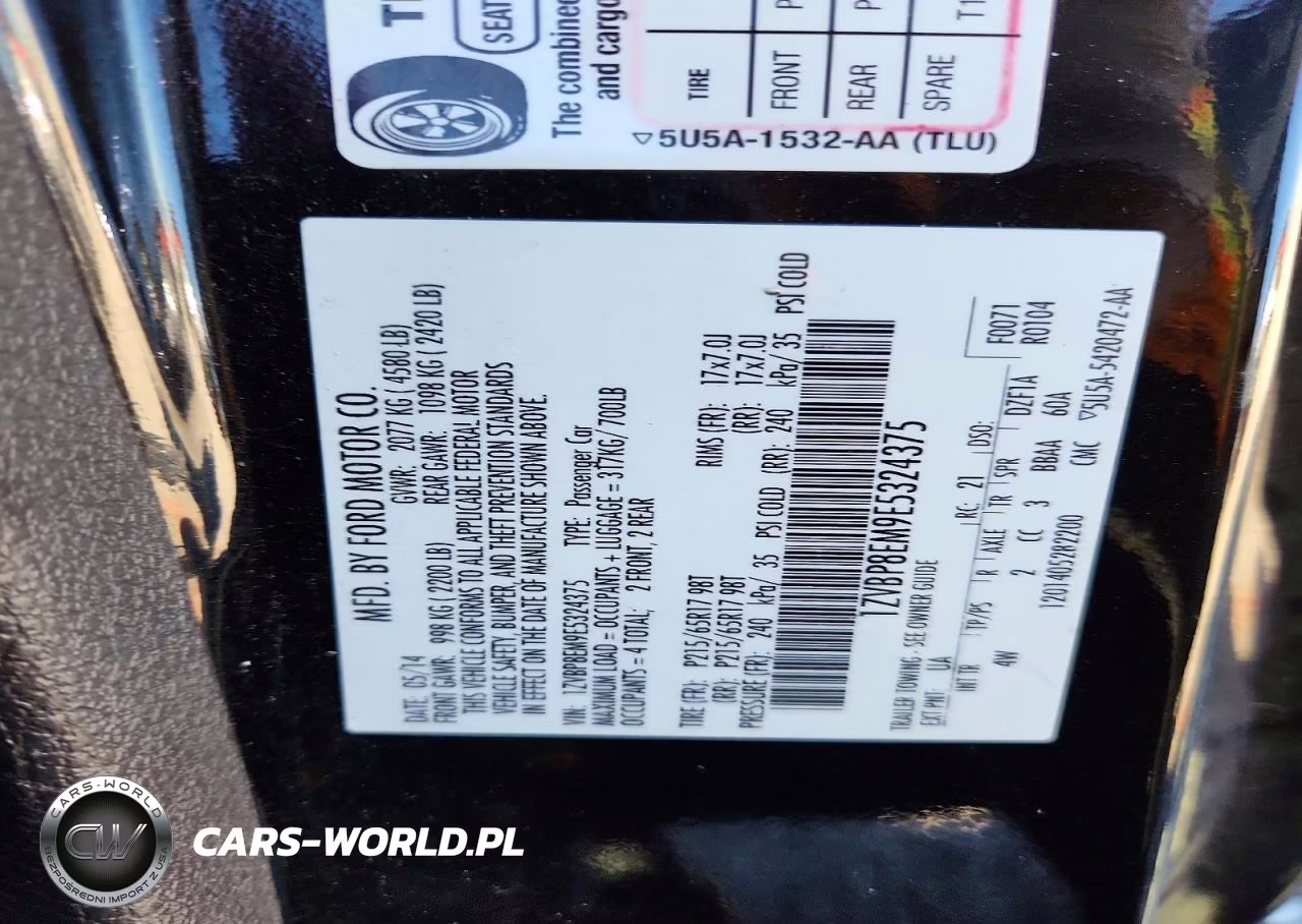 2014 Ford Mustang VIN:1ZVBP8EM9E5324375 - 12