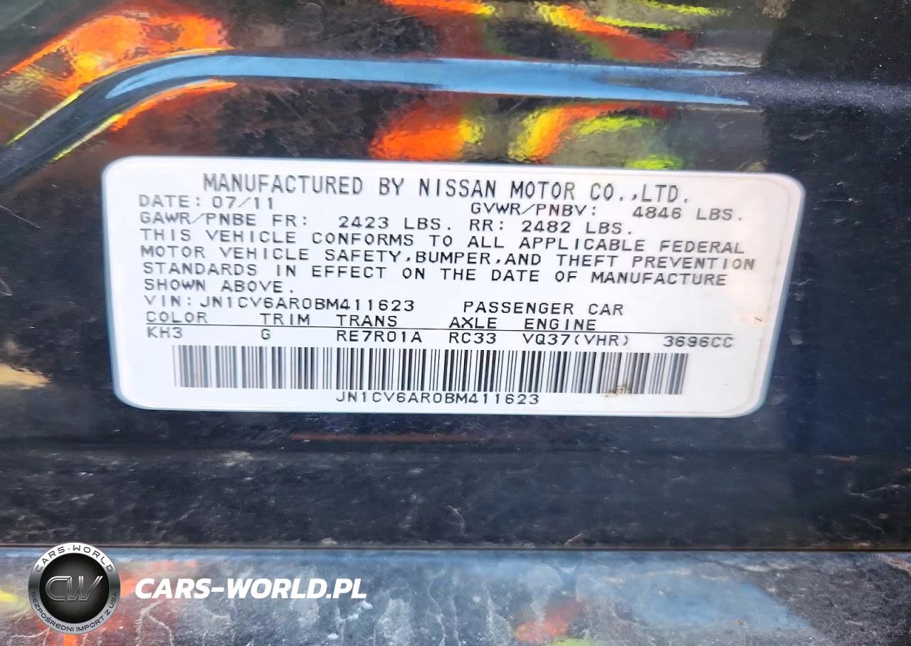 2011 Infiniti G37 Sedan X VIN:JN1CV6AR0BM411623 - 12