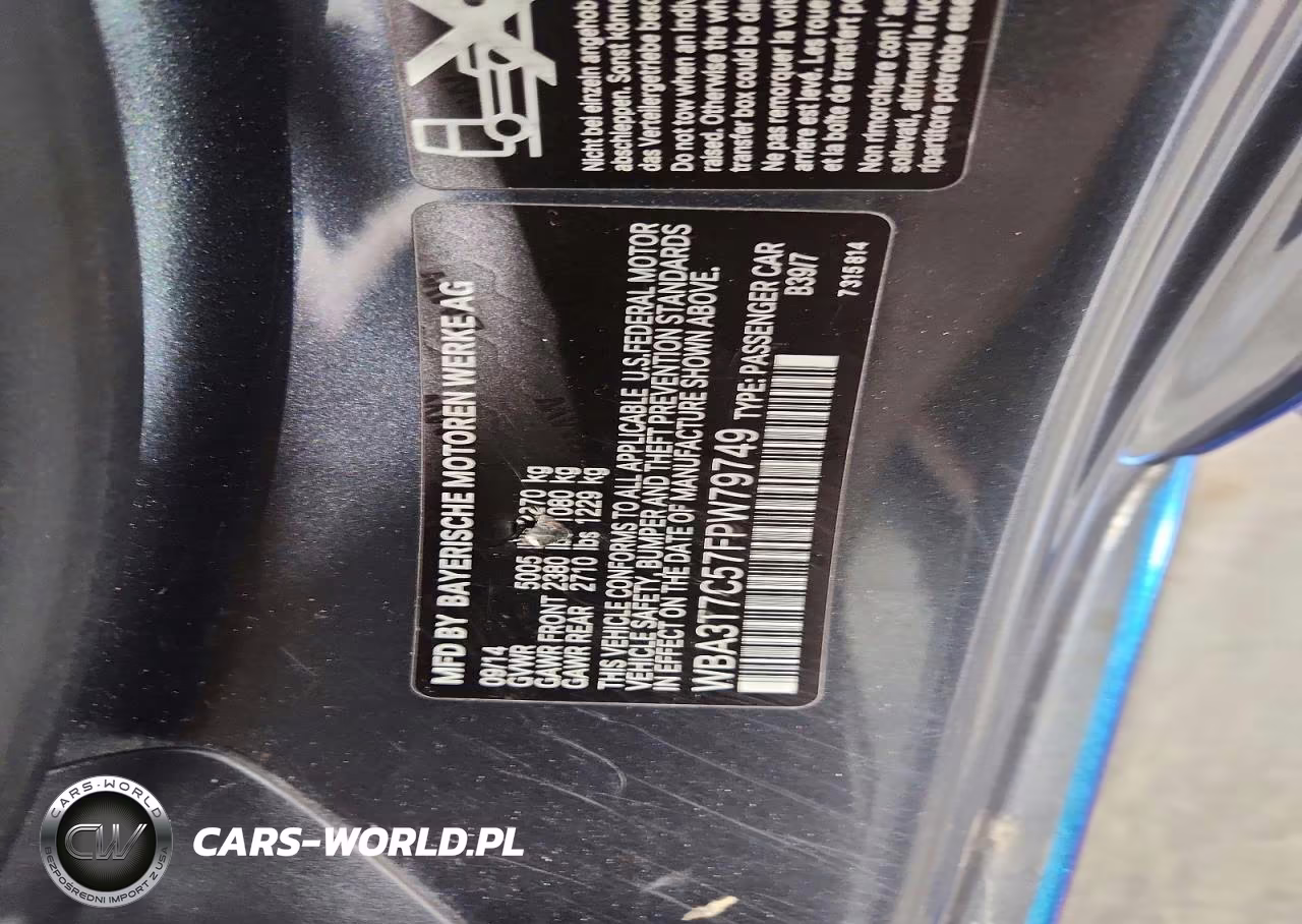 2015 BMW 435 Xi VIN:WBA3T7C57FPW79749 - 12