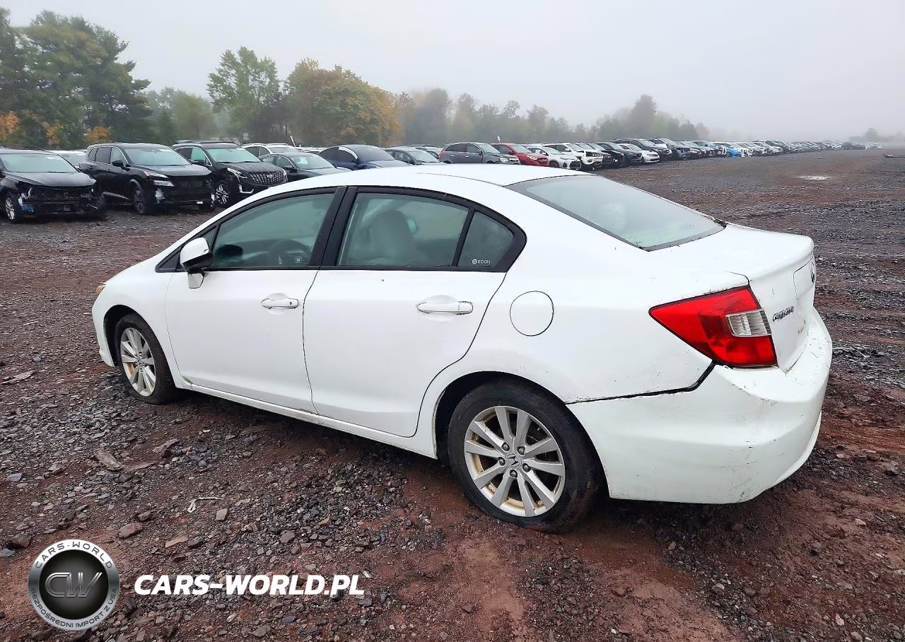 2012 Honda Civic Ex VIN:2HGFB2F86CH327310 - 2