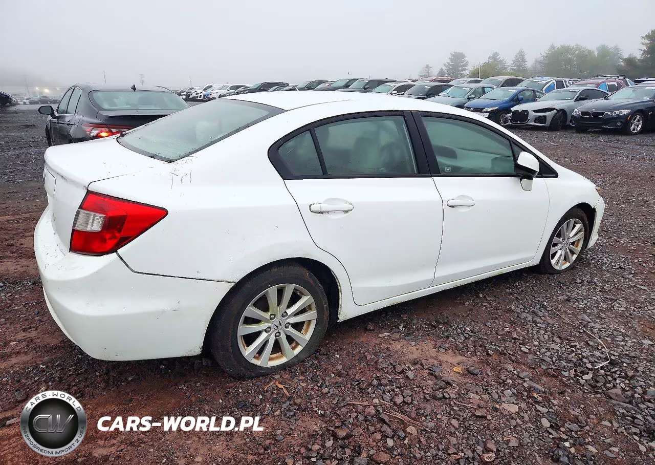 2012 Honda Civic Ex VIN:2HGFB2F86CH327310 - 3