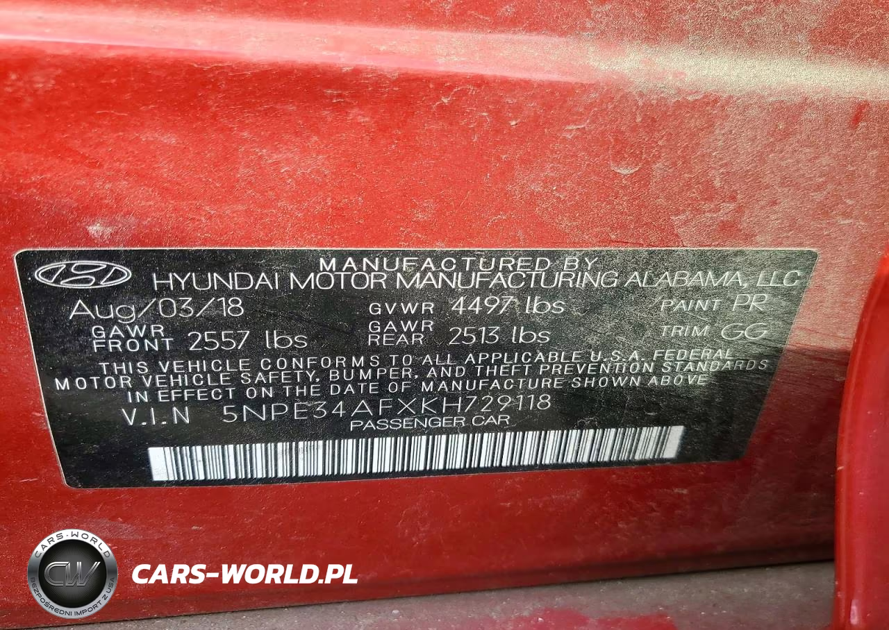 2019 Hyundai Sonata Sel VIN:5NPE34AFXKH729118 - 12
