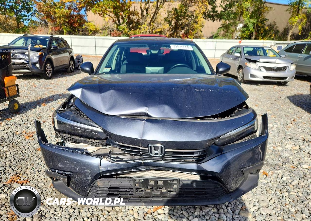 2022 Honda Civic Touring VIN:2HGFE1F95NH316487 - 5