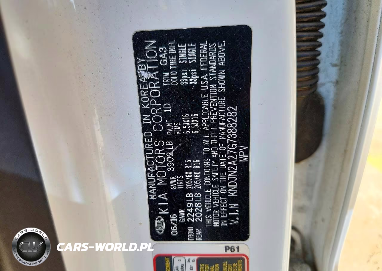 2016 Kia Soul Base VIN:KNDJN2A27G7388282 - 13