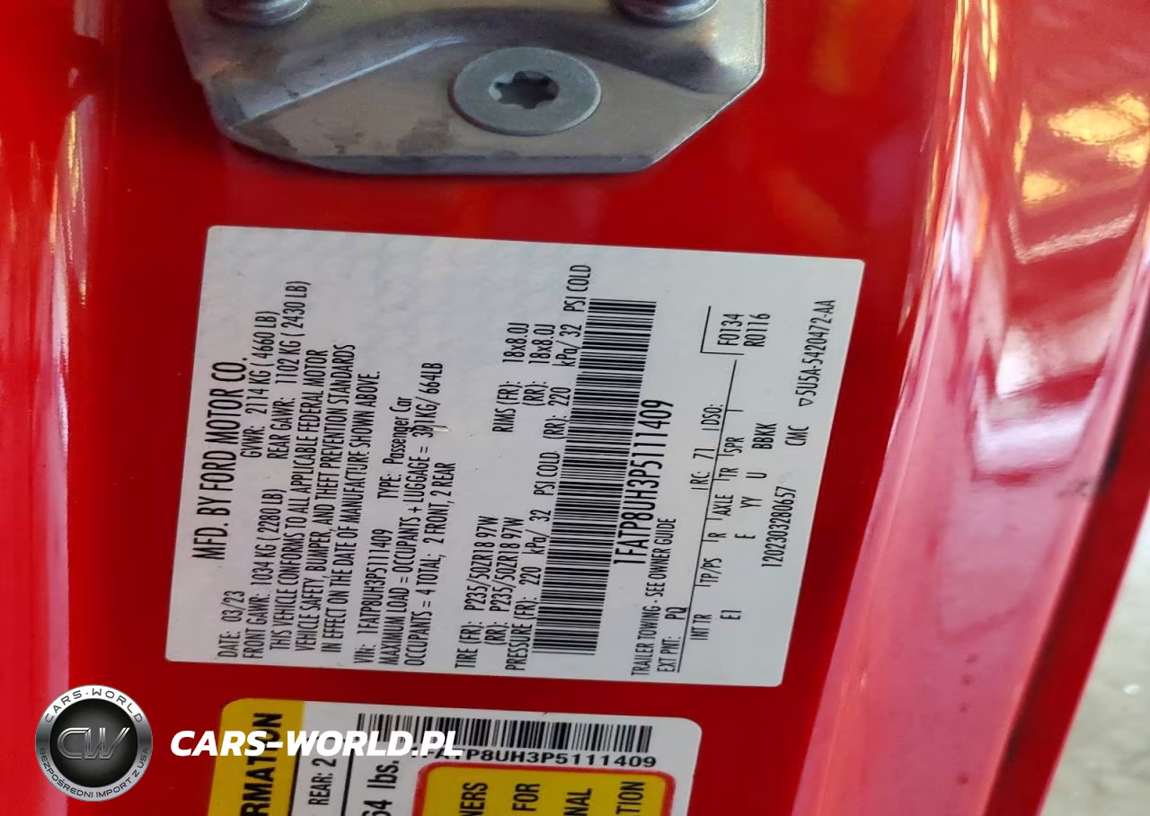 2023 Ford Mustang VIN:1FATP8UH3P5111409 - 12
