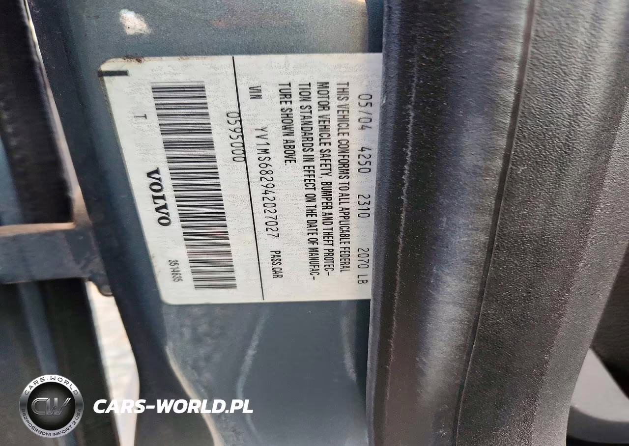2004 Volvo S40 T5 VIN:YV1MS682942027027 - 13