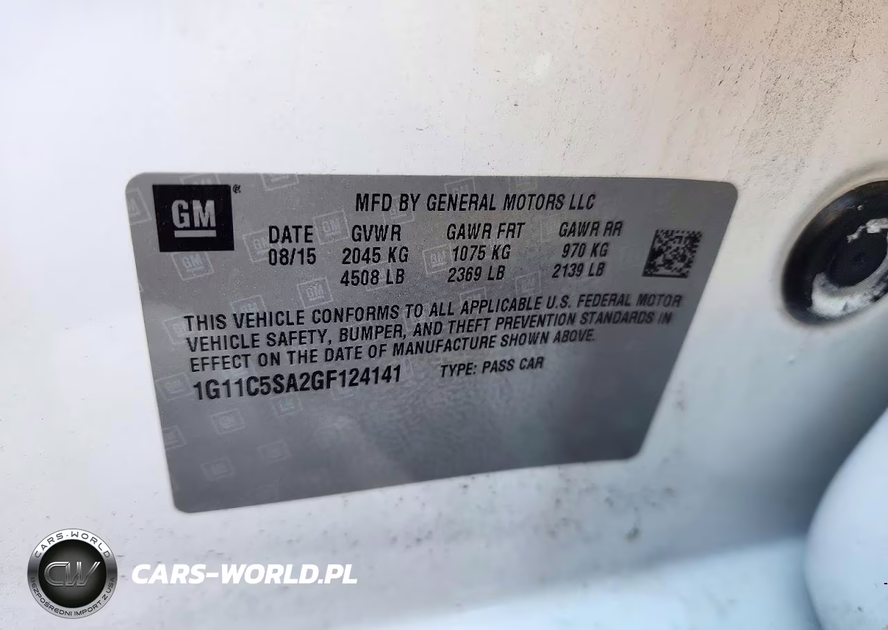 2016 Chevrolet Malibu Limited Lt VIN:1G11C5SA2GF124141 - 12
