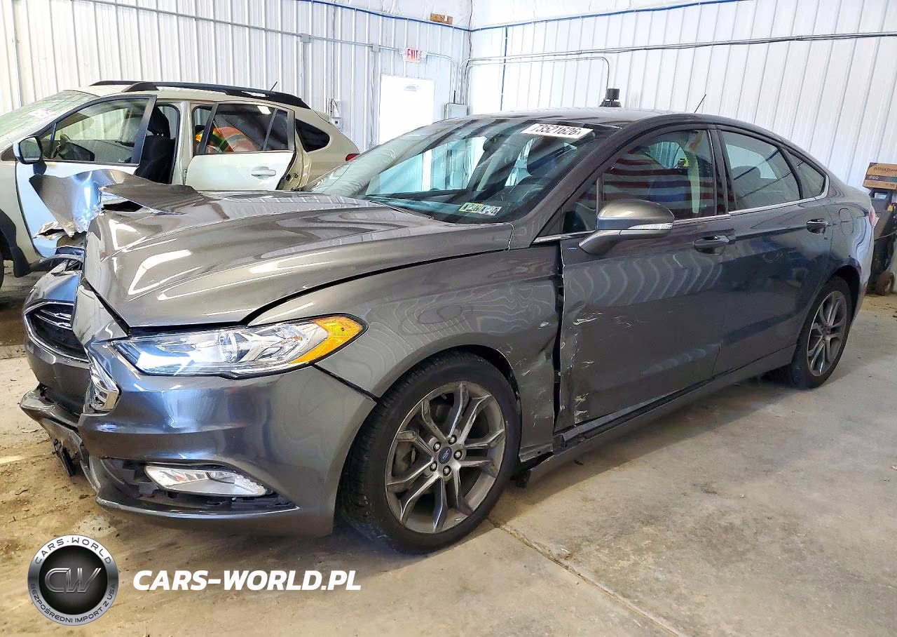 2017 Ford Fusion Se VIN:3FA6P0HD8HR214135 - 1