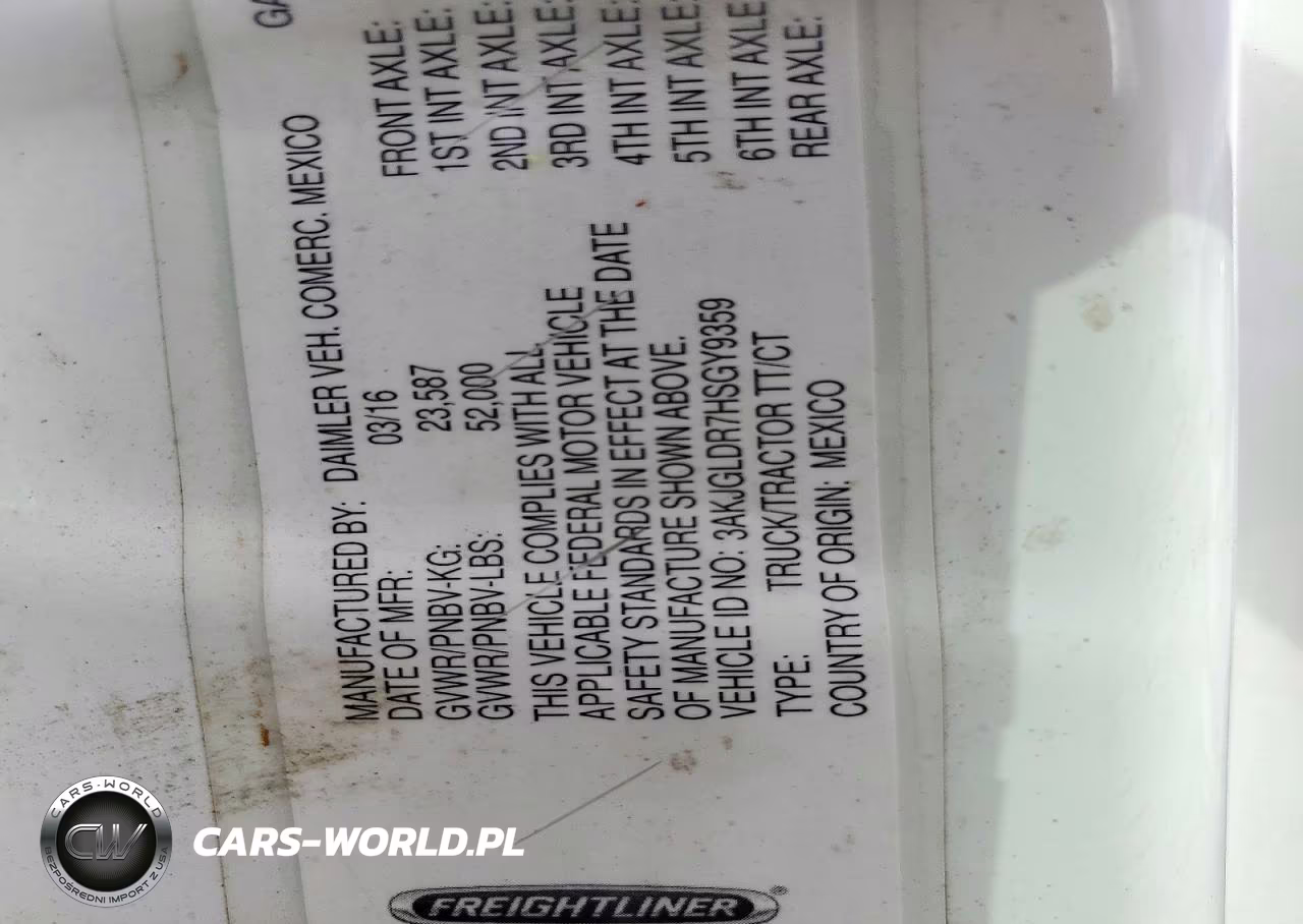 2017 Freightliner Cascadia 125 Semi Truck VIN:3AKJGLDR7HSGY9359 - 12