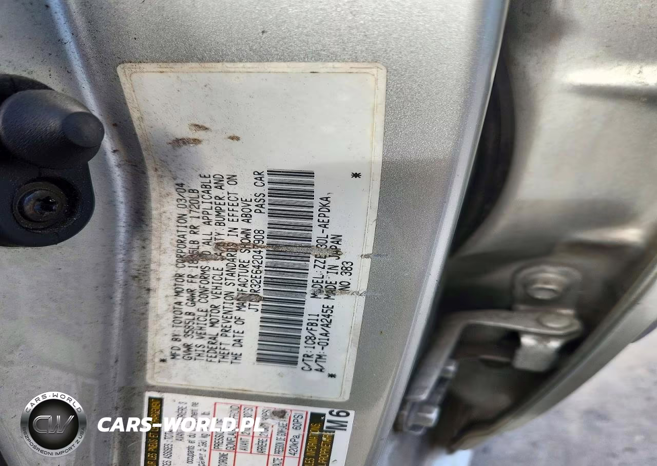 2004 Toyota Corolla Ce VIN:JTDBR32E642047908 - 12