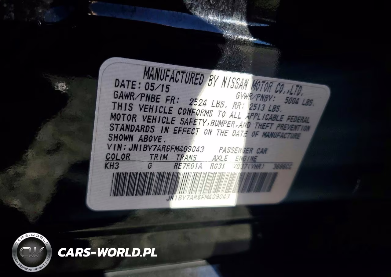 2015 Infiniti Q50 Premium VIN:JN1BV7AR6FM409043 - 12