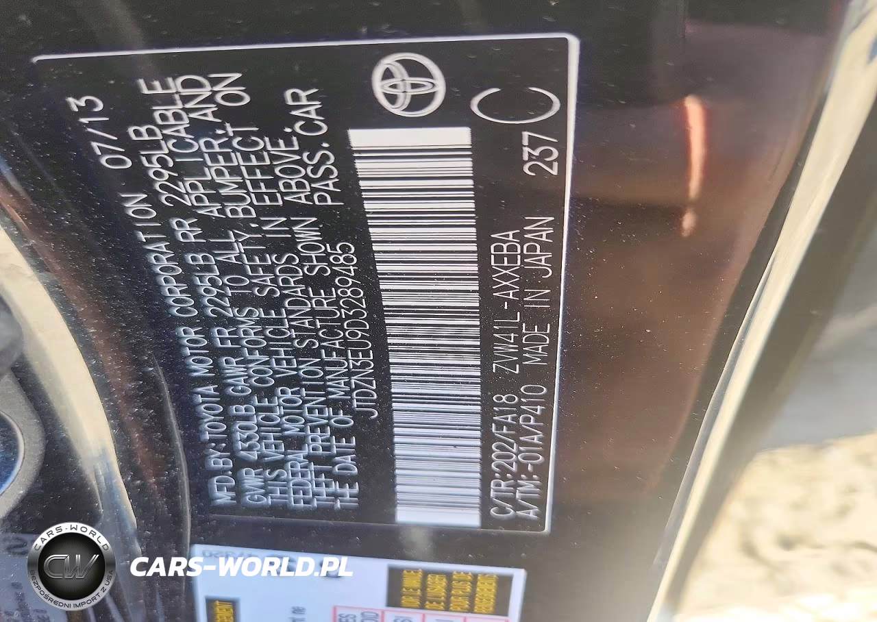 2013 Toyota Prius V Two VIN:JTDZN3EU9D3289485 - 12