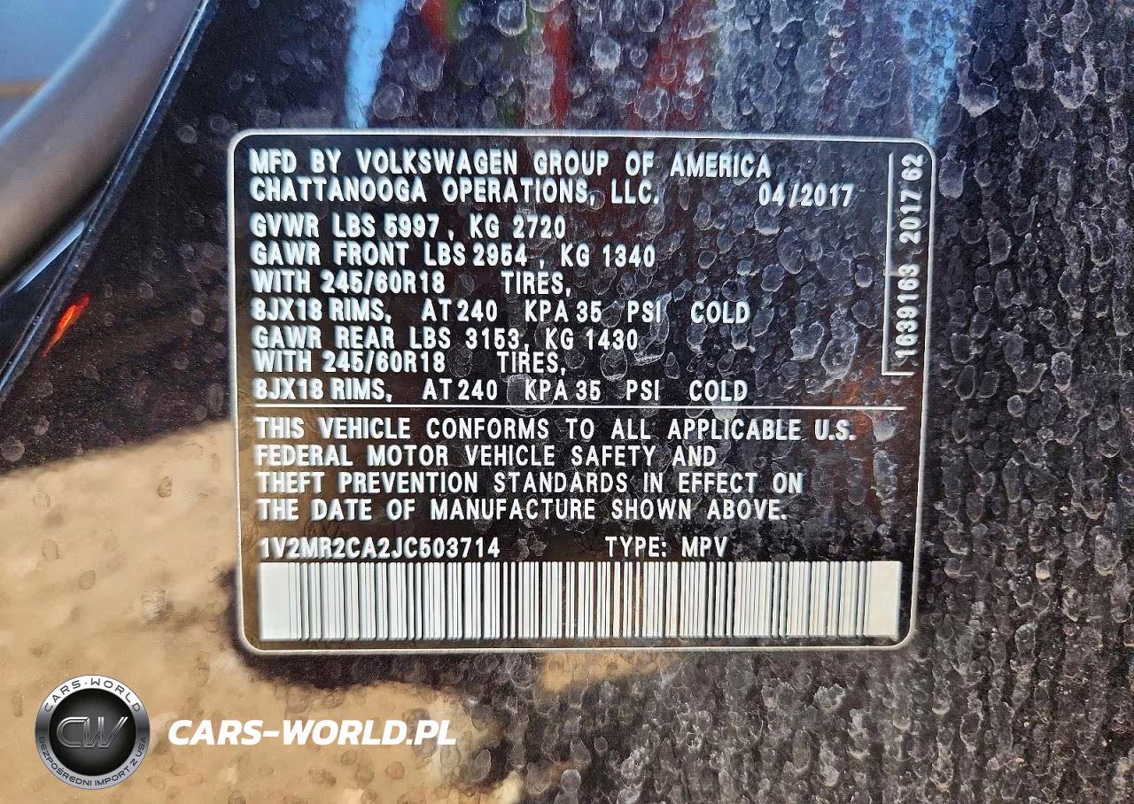 2018 Volkswagen Atlas Sel VIN:1V2MR2CA2JC503714 - 14