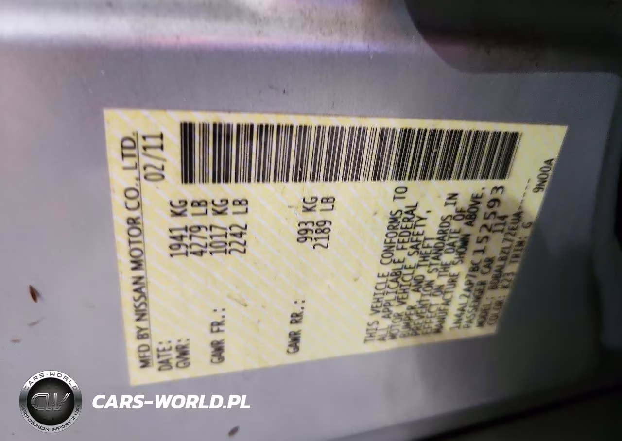 2011 Nissan Altima 2.5 VIN:1N4AL2AP7BC152593 - 12