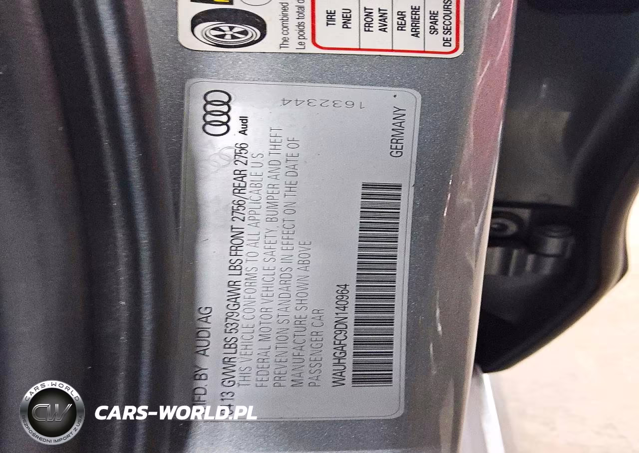 2013 Audi A6 Prestige VIN:WAUHGAFC9DN140964 - 13