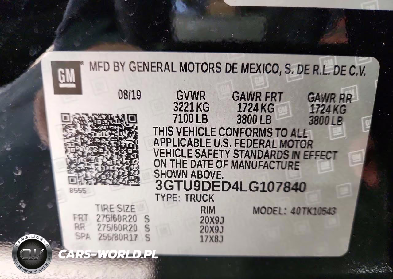 2020 GMC Sierra K1500 Slt VIN:3GTU9DED4LG107840 - 12