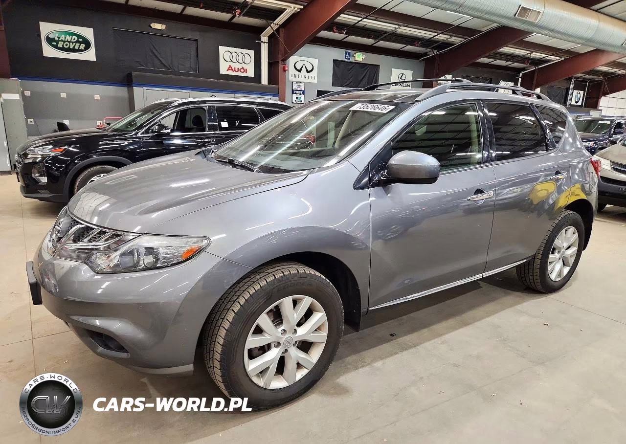 2014 Nissan Murano Sl VIN:JN8AZ1MW8EW529509 - 1
