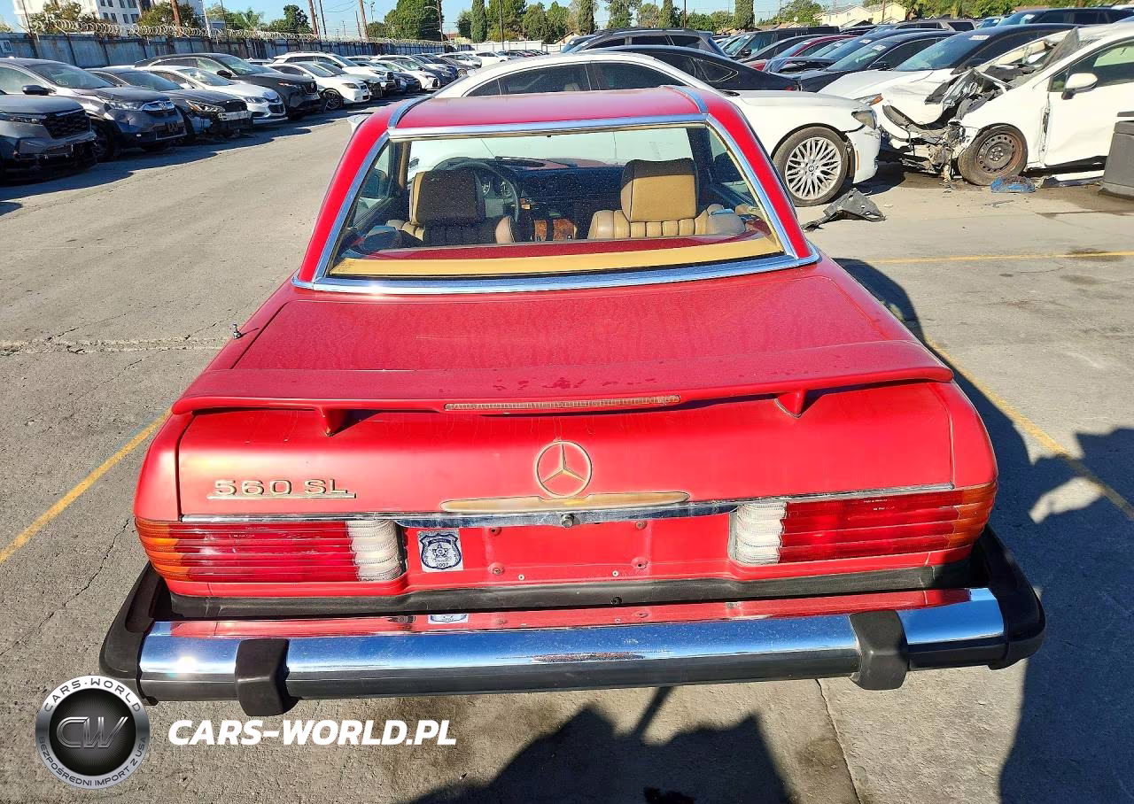 1985 Mercedes-Benz 380 Sl VIN:WDBBA45C5FA019340 - 6
