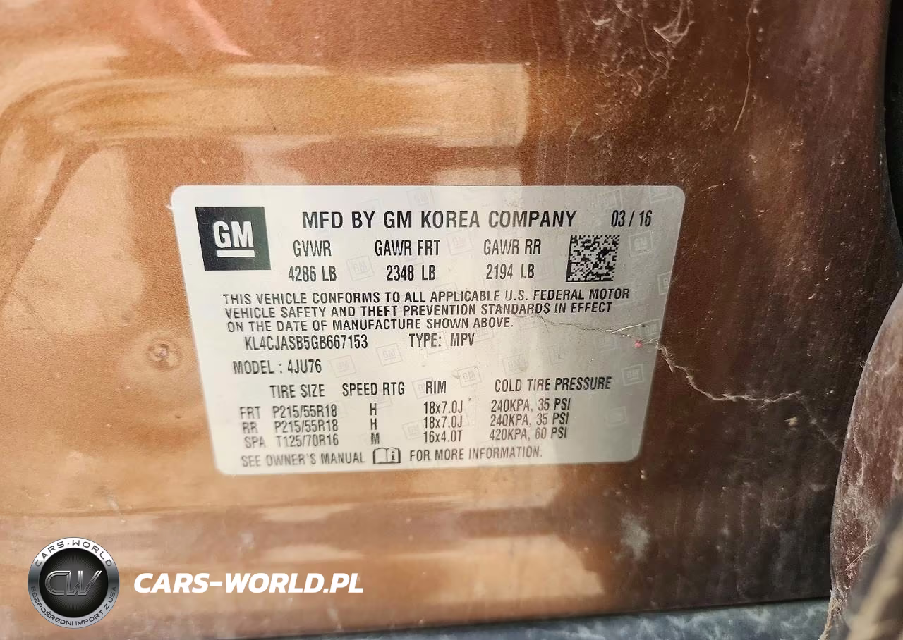 2016 Buick Encore VIN:KL4CJASB5GB667153 - 12