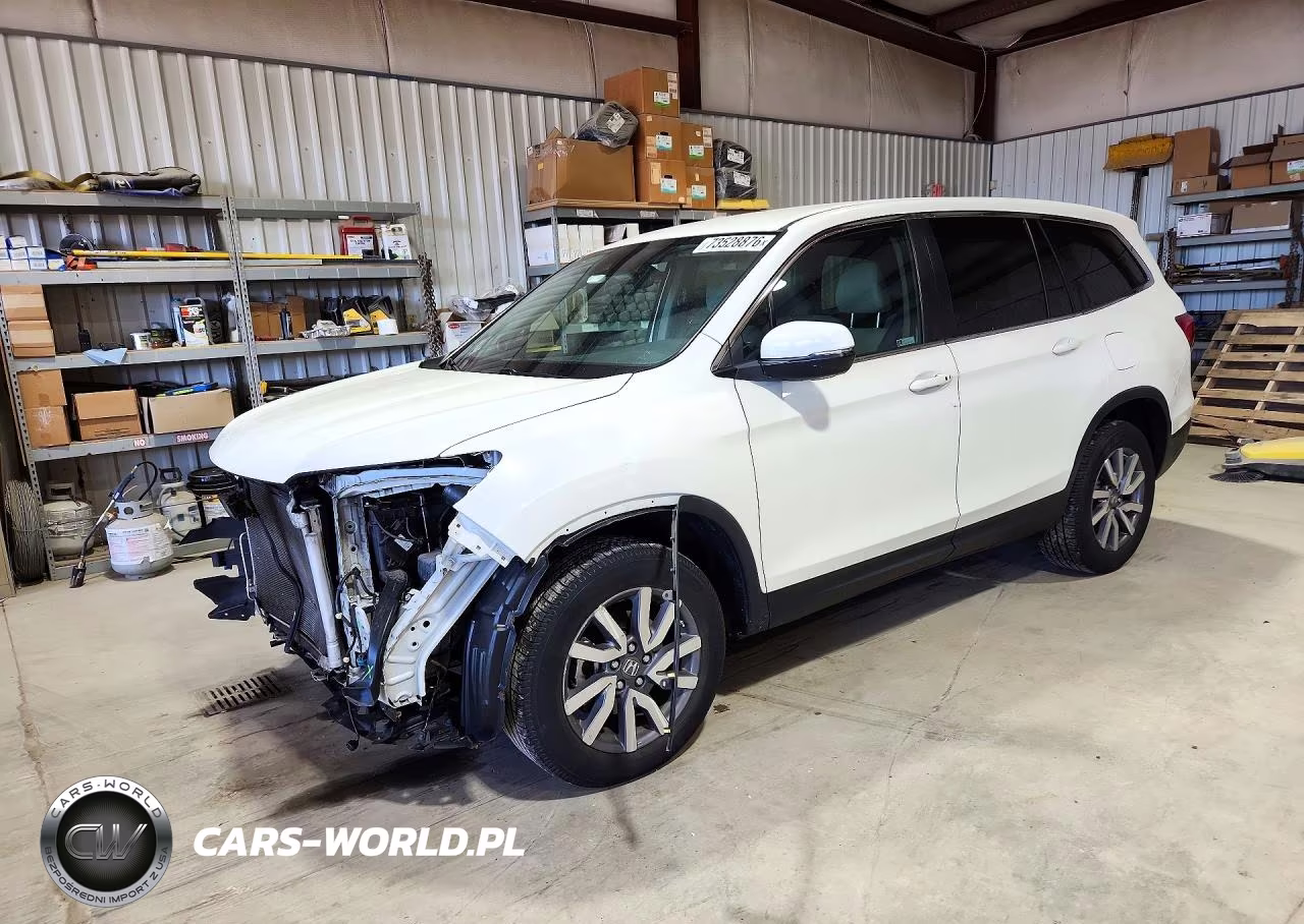 2019 Honda Pilot Ex VIN:5FNYF5H37KB029531 - 1