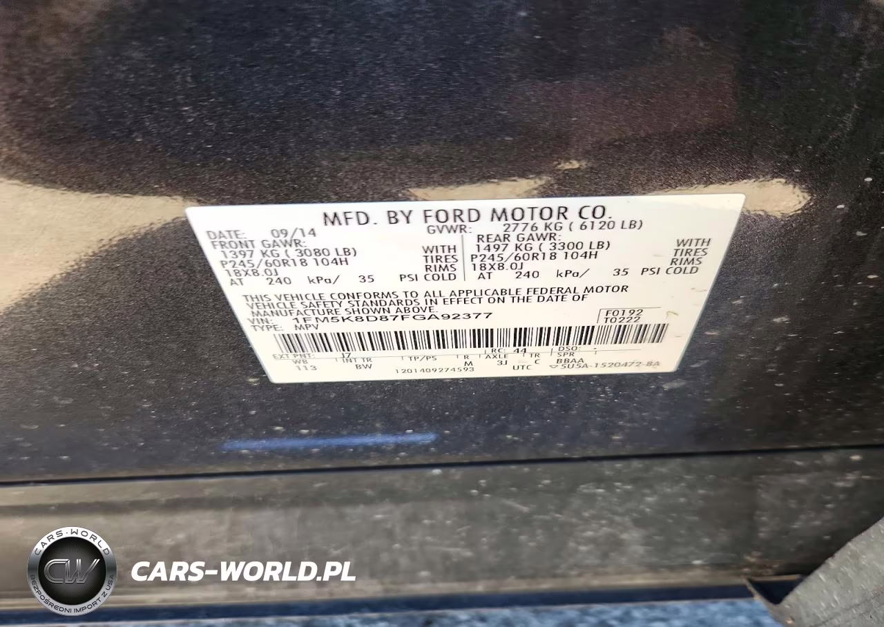 2015 Ford Explorer Xlt VIN:1FM5K8D87FGA92377 - 13