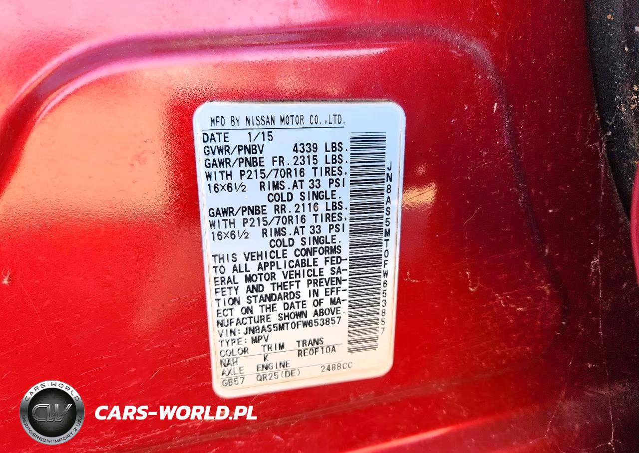 2015 Nissan Rogue Select S VIN:JN8AS5MT0FW653857 - 12