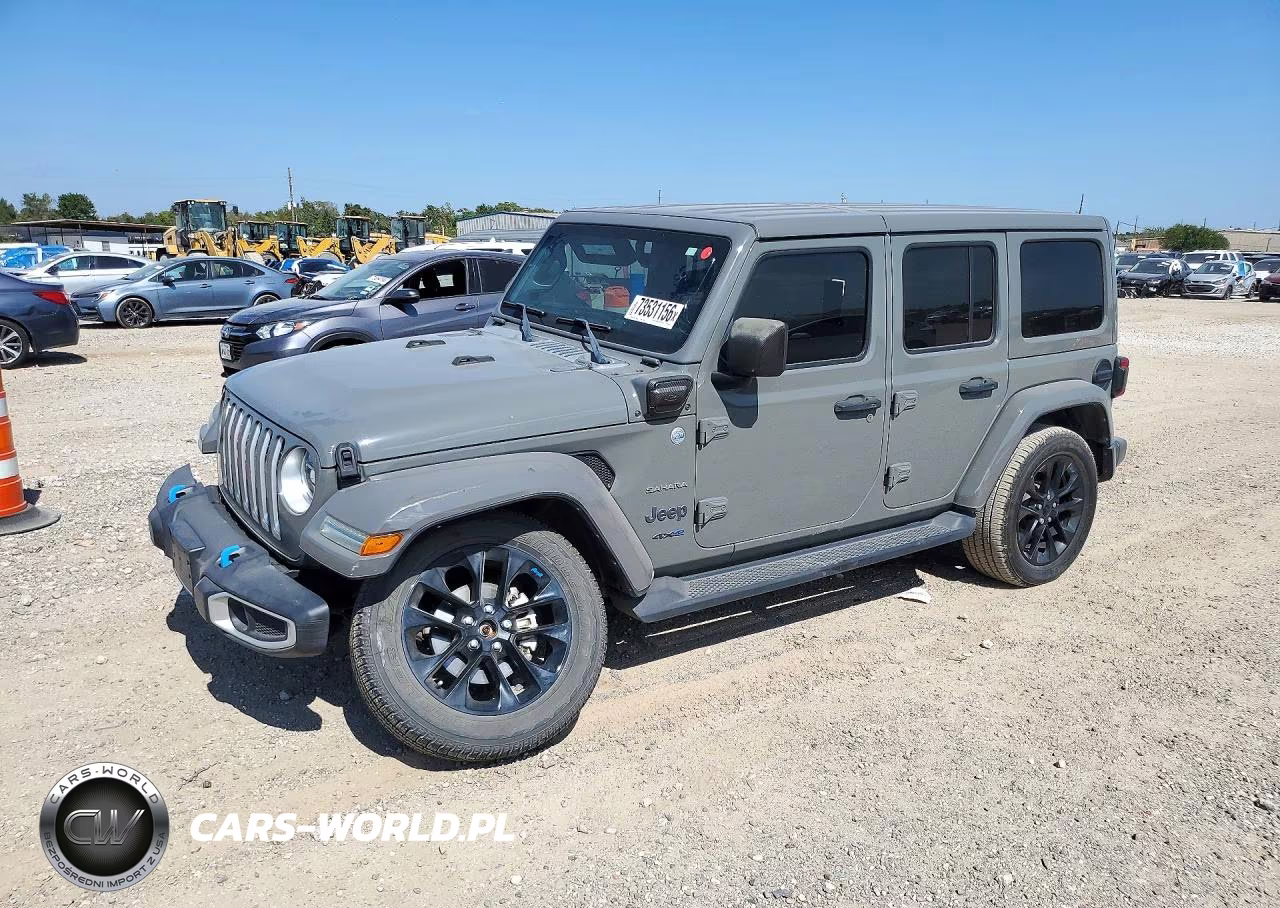 2022 Jeep Wrangler Unlimited Sahara 4Xe VIN:1C4JJXP62NW198427 - 1