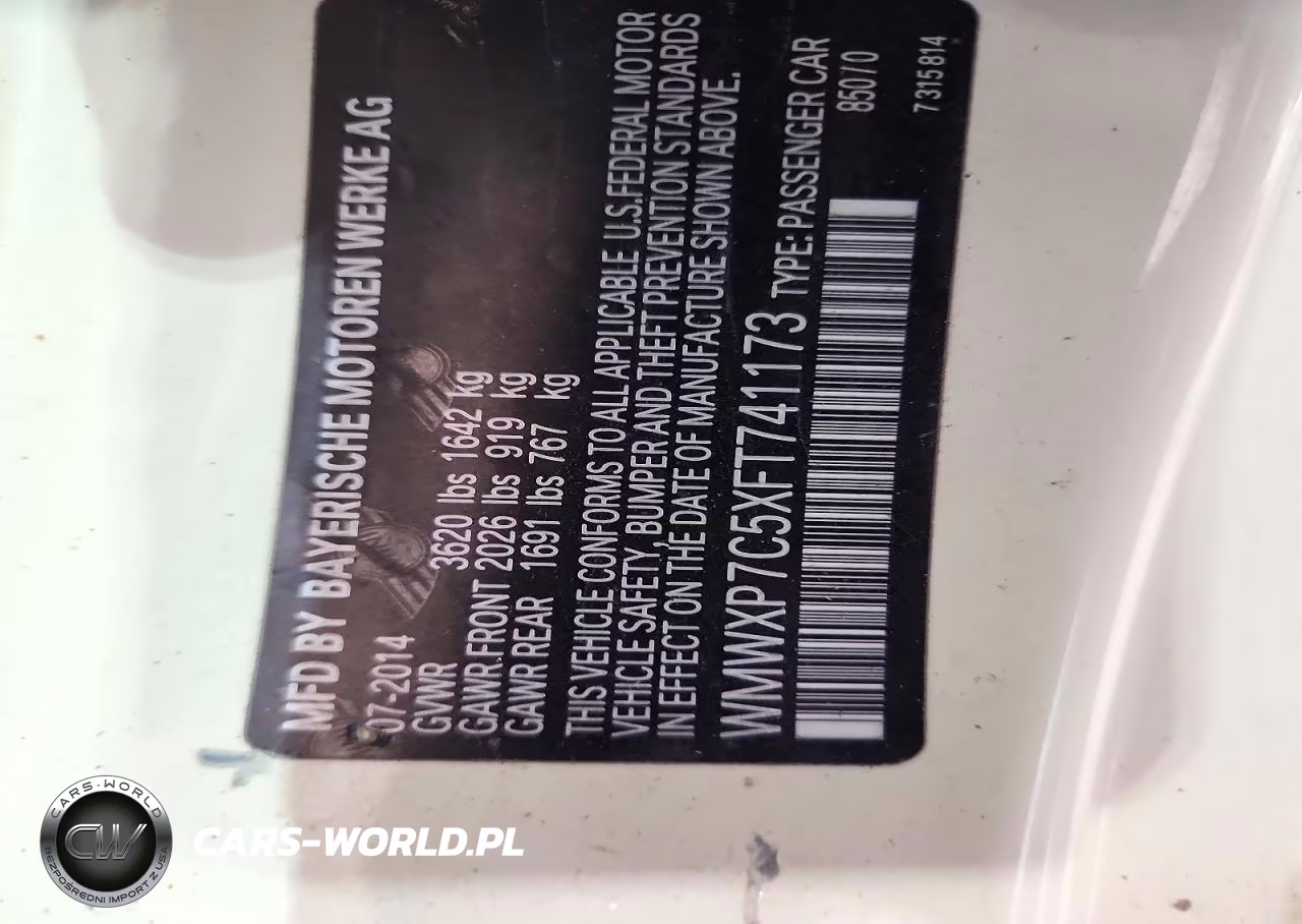 2015 Mini Cooper S VIN:WMWXP7C5XFT741173 - 12