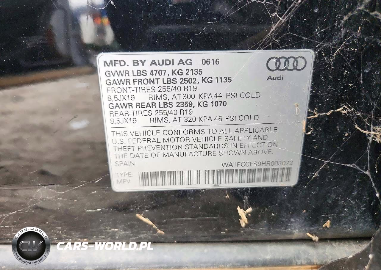 2017 Audi Q3 Prestige VIN:WA1FCCFS9HR003072 - 12