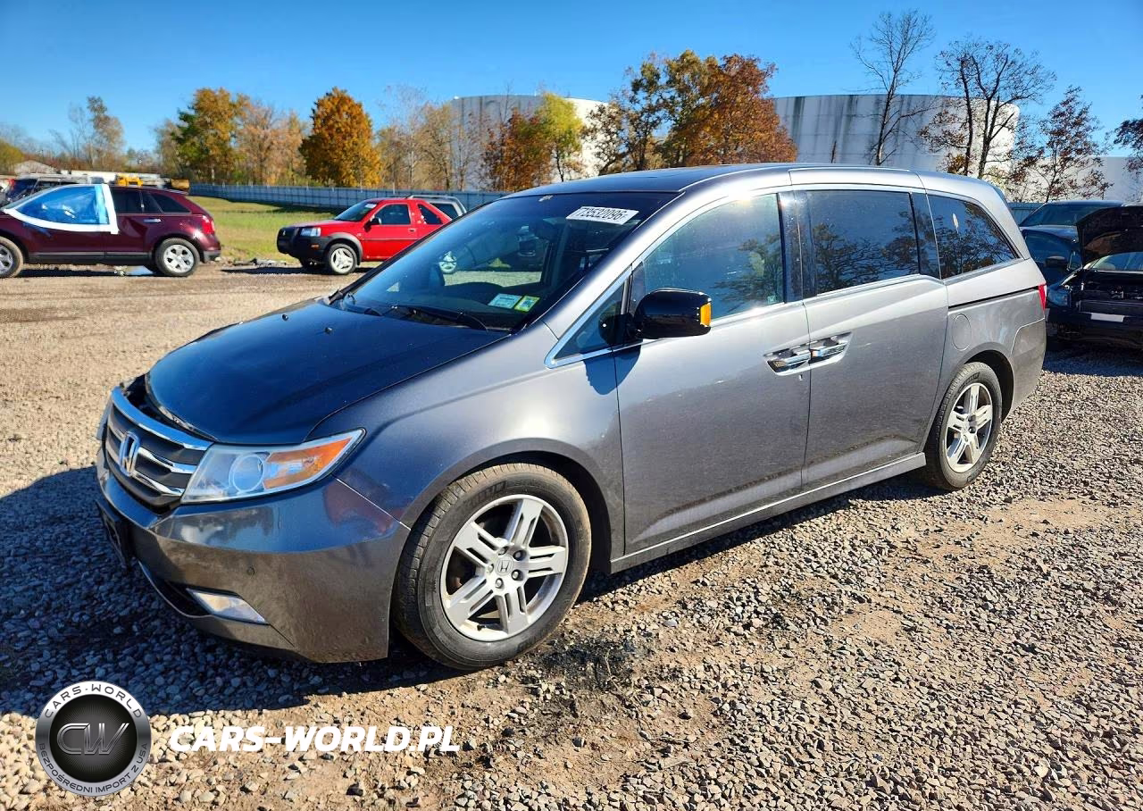2012 Honda Odyssey Touring VIN:5FNRL5H97CB007080 - 1
