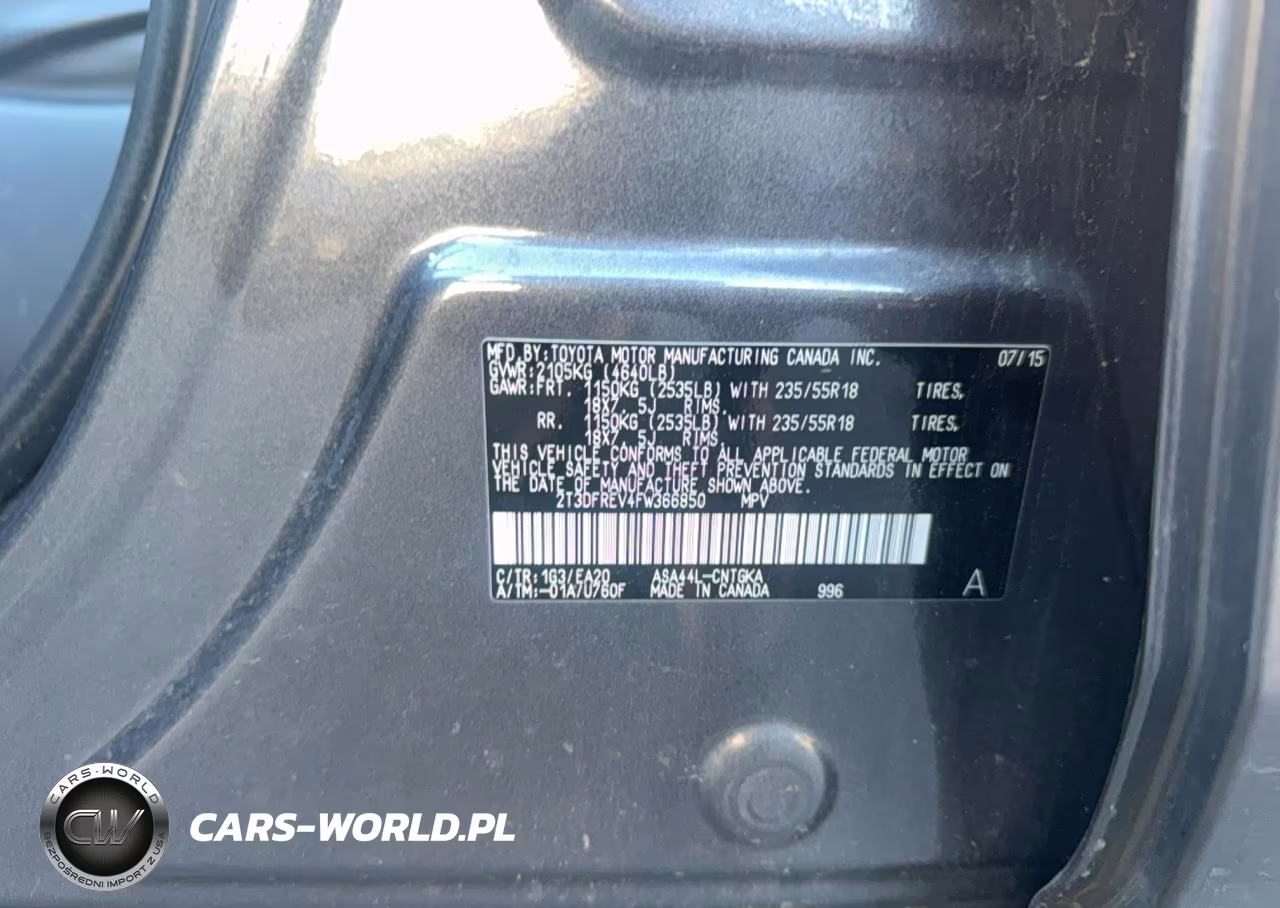 2015 Toyota Rav4 Limited VIN:2T3DFREV4FW366850 - 10