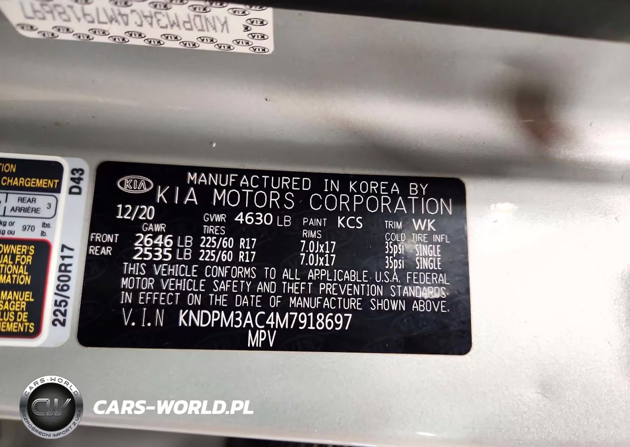 2021 Kia Sportage Lx VIN:KNDPM3AC4M7918697 - 13