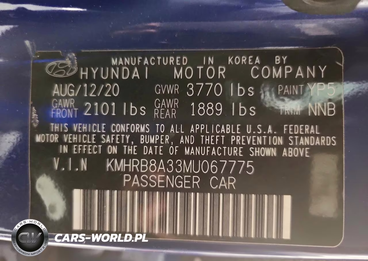 2021 Hyundai Venue Se VIN:KMHRB8A33MU067775 - 14