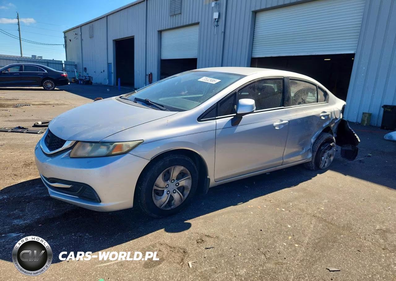 2013 Honda Civic Lx VIN:19XFB2F54DE058869 - 1
