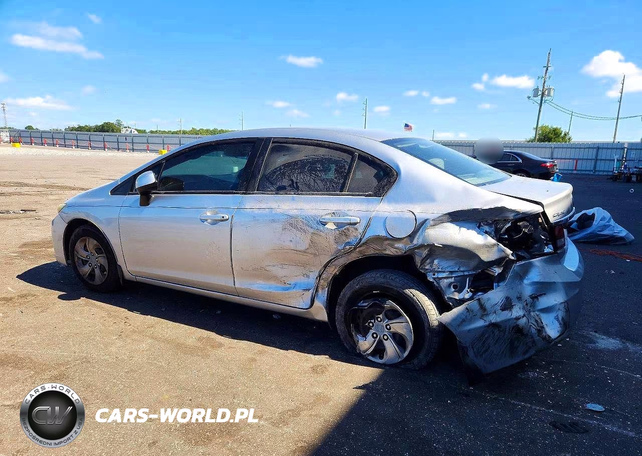 2013 Honda Civic Lx VIN:19XFB2F54DE058869 - 2