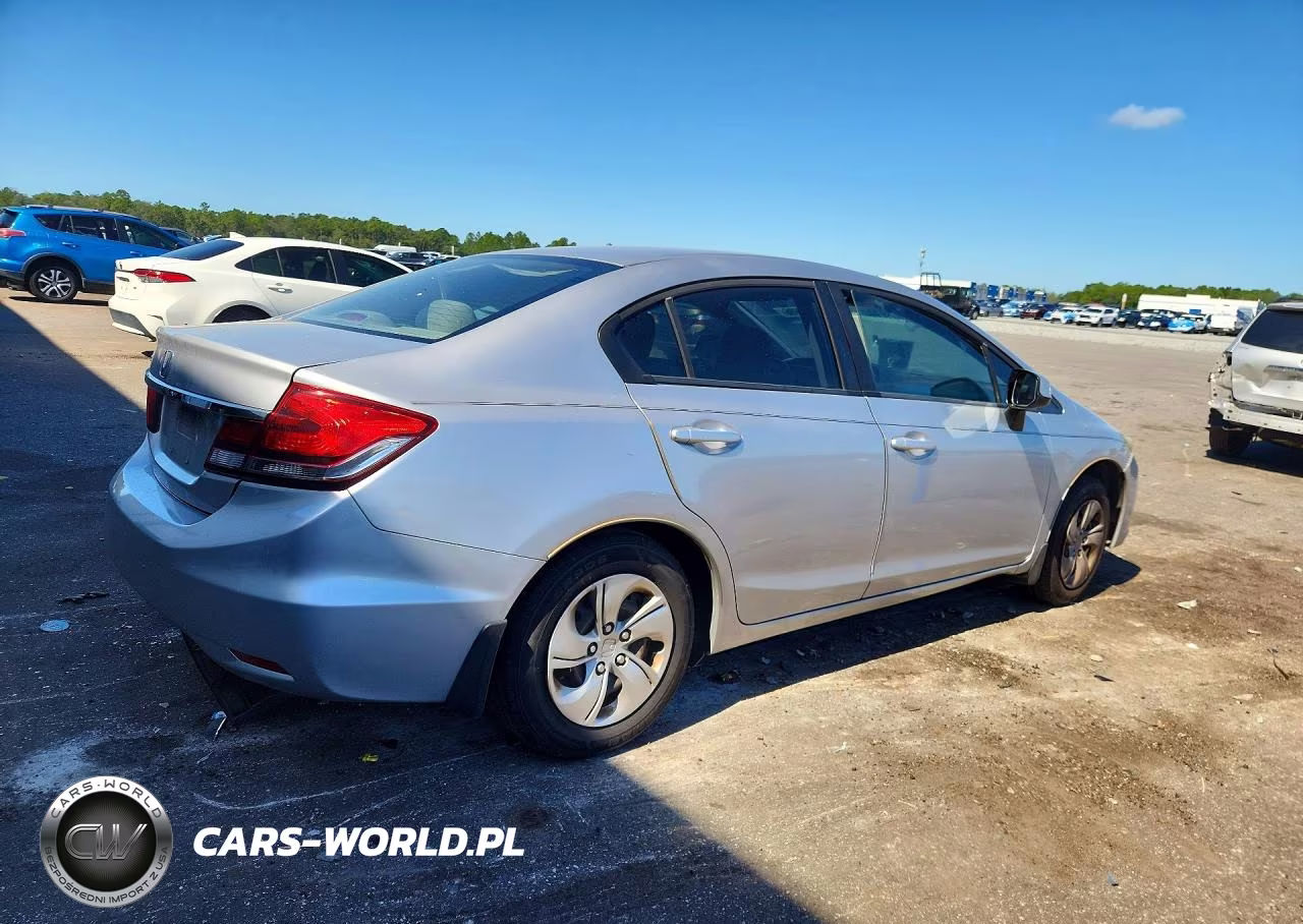2013 Honda Civic Lx VIN:19XFB2F54DE058869 - 3