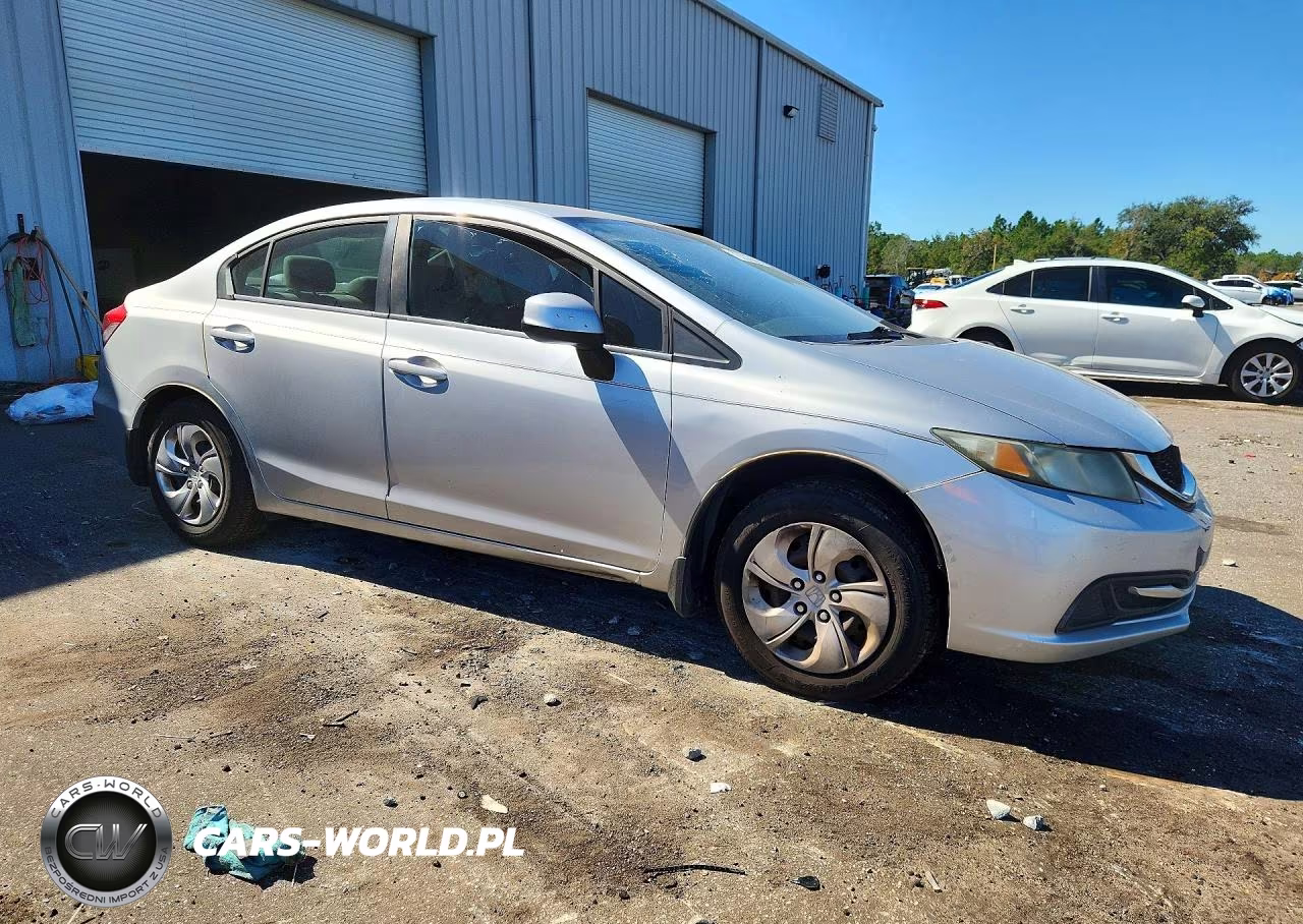 2013 Honda Civic Lx VIN:19XFB2F54DE058869 - 4